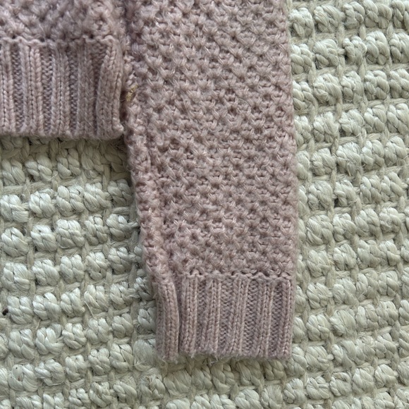 Wooden Ships Classic Mohair & Wool Blend Knit Crewneck Sweater Blush Pink XS/S - Picture 5 of 5